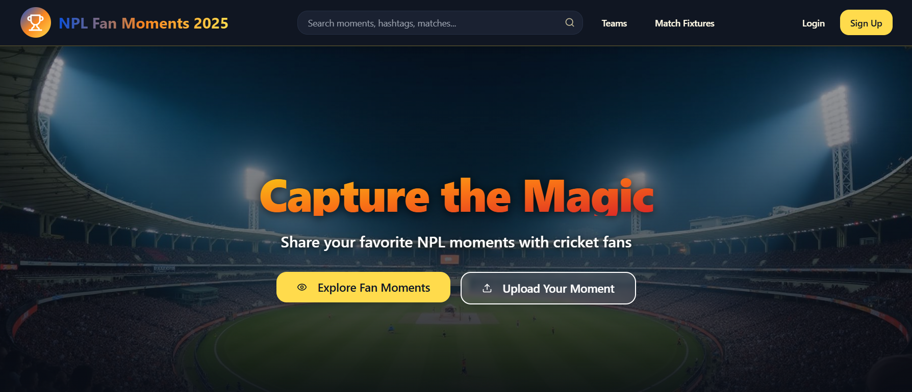 Napl Fans Nepal Premier League 2025 Fan Moments | Share & Explore Cricket Memories